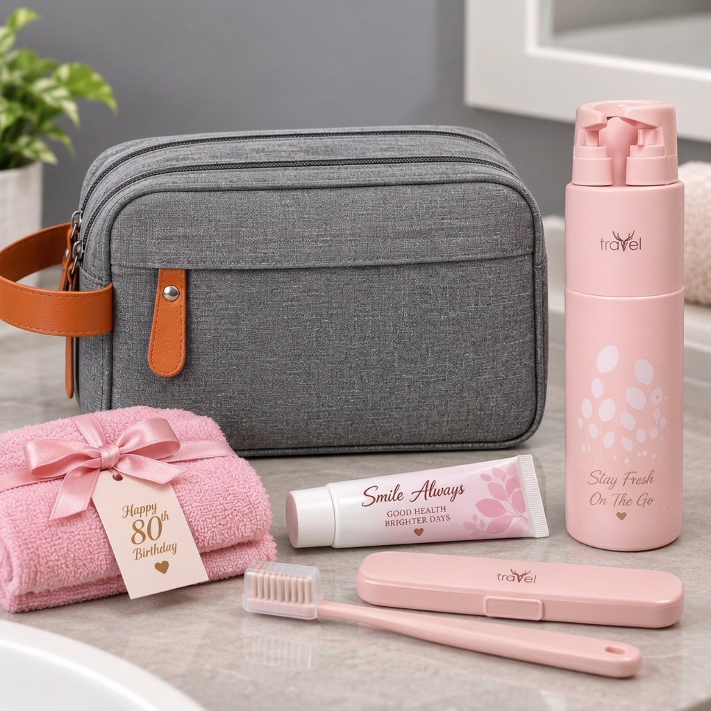 Personalised Travel Toiletry Gift Set