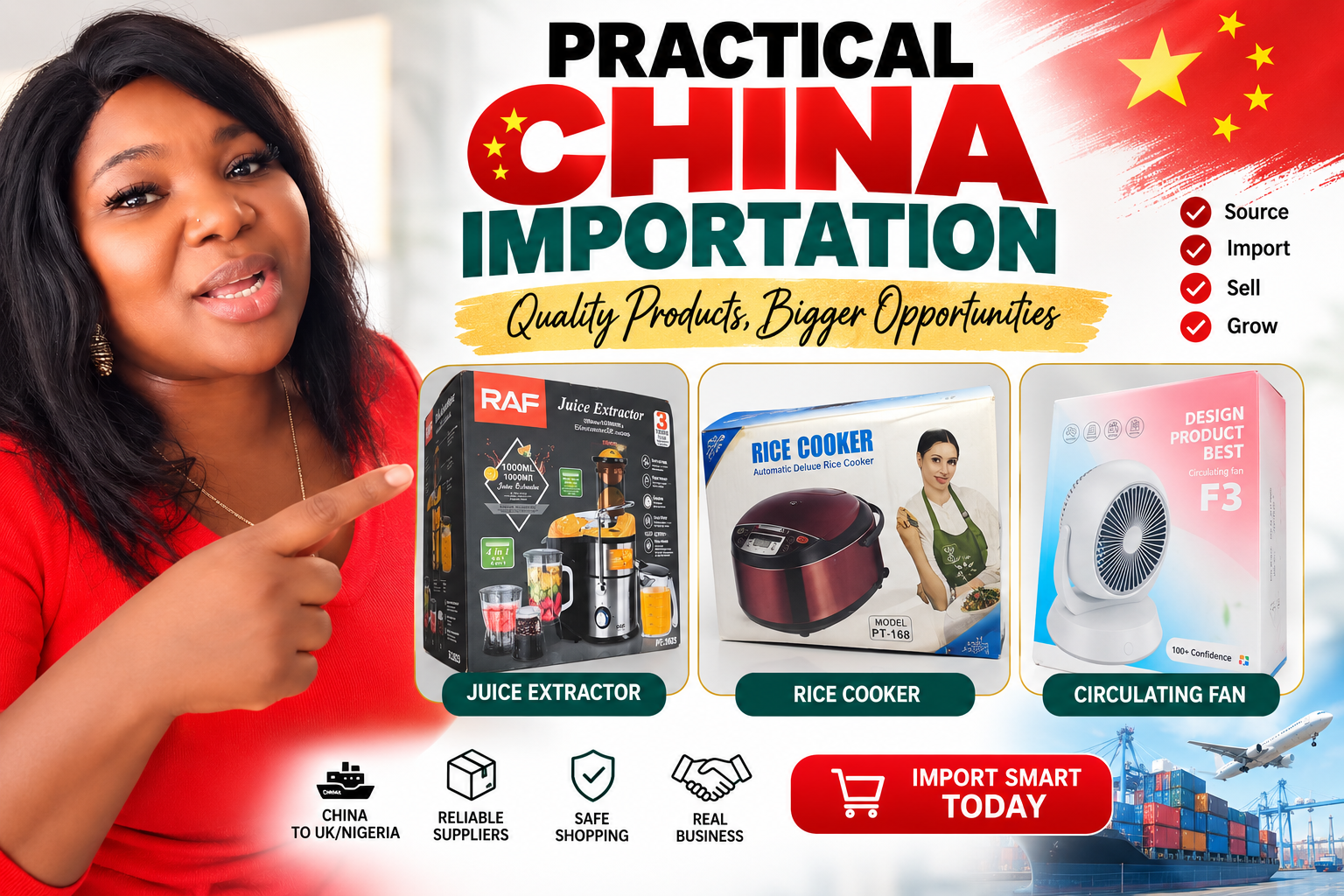 Practical China Importation training — source, import, sell, grow